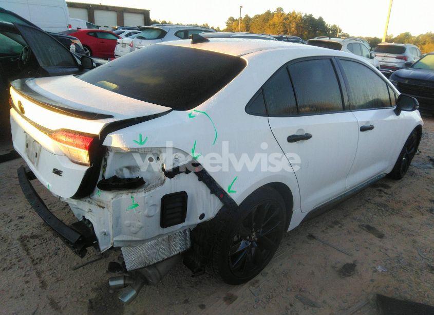 Photo 4 of 2021 Toyota Corolla SE NIGHTSHADE EDITION (VIN 5YFS4MCE3MP074892)