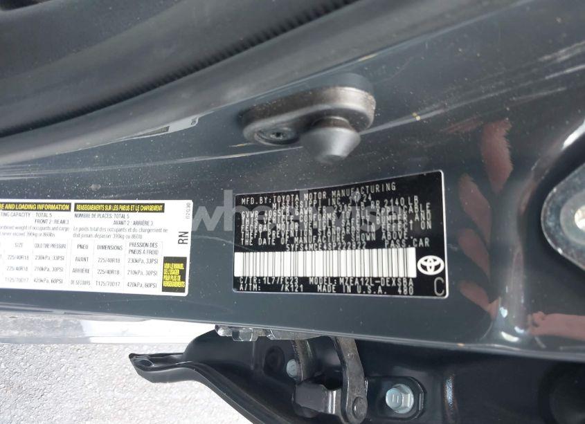 Photo 9 of 2025 Toyota Corolla SE (VIN 5YFS4MCE4SP222822)