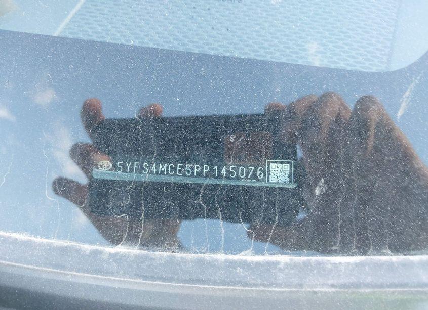 Photo 9 of 2023 Toyota Corolla SE (VIN 5YFS4MCE5PP145076)