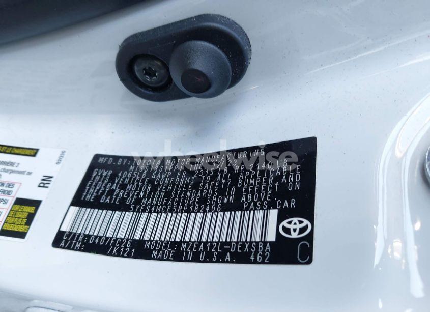 Photo 9 of 2024 Toyota Corolla SE (VIN 5YFS4MCE5RP182406)