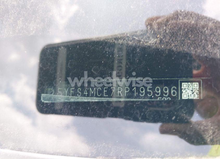 Photo 9 of 2024 Toyota Corolla SE (VIN 5YFS4MCE7RP195996)