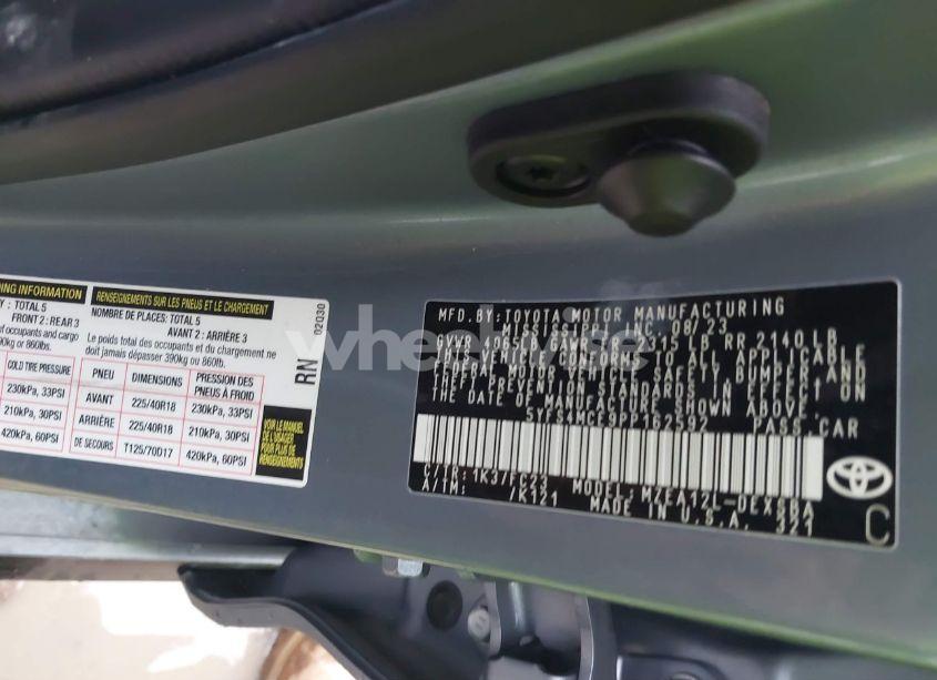 Photo 9 of 2023 Toyota Corolla SE (VIN 5YFS4MCE9PP162592)