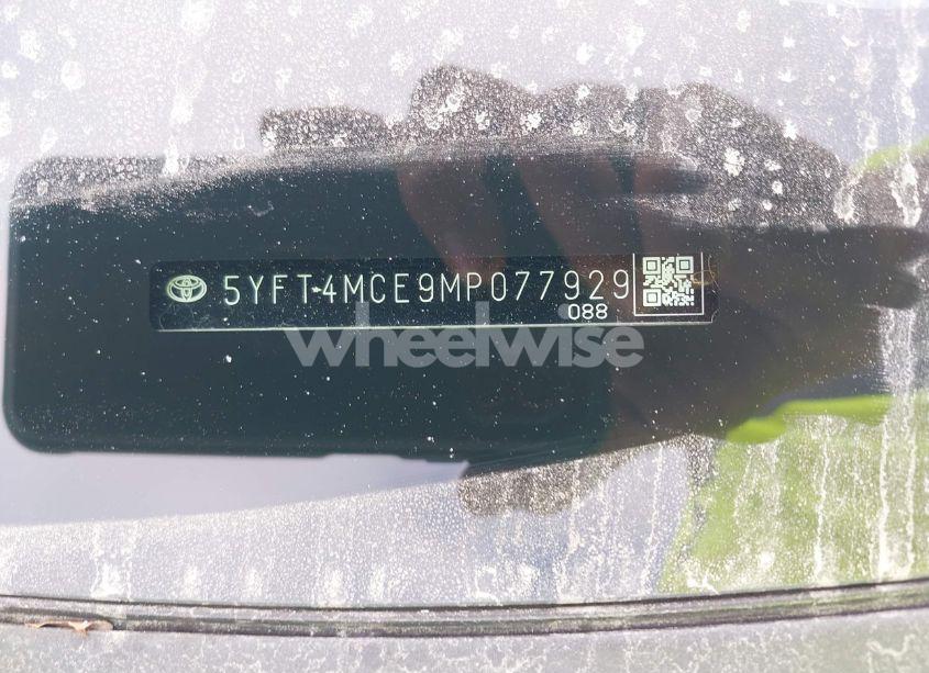 Photo 9 of 2021 Toyota Corolla XSE (VIN 5YFT4MCE9MP077929)