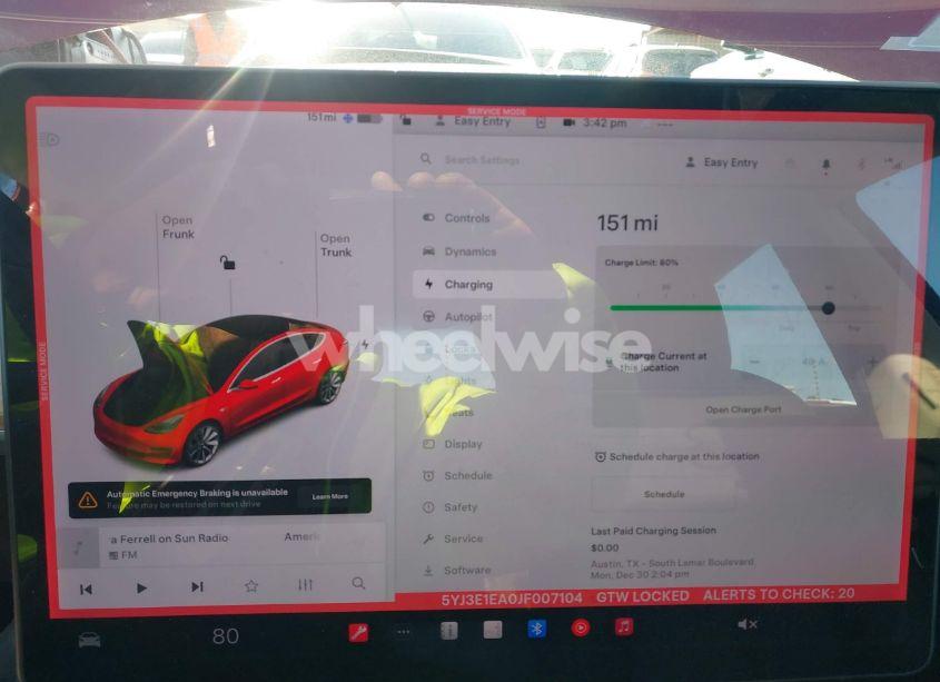 Photo 18 of 2018 Tesla Model 3 LONG RANGE/MID RANGE (VIN 5YJ3E1EA0JF007104)