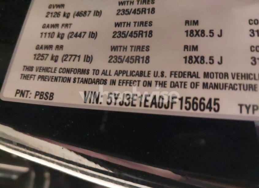 Photo 9 of 2018 Tesla Model 3 LONG RANGE/MID RANGE (VIN 5YJ3E1EA0JF156645)