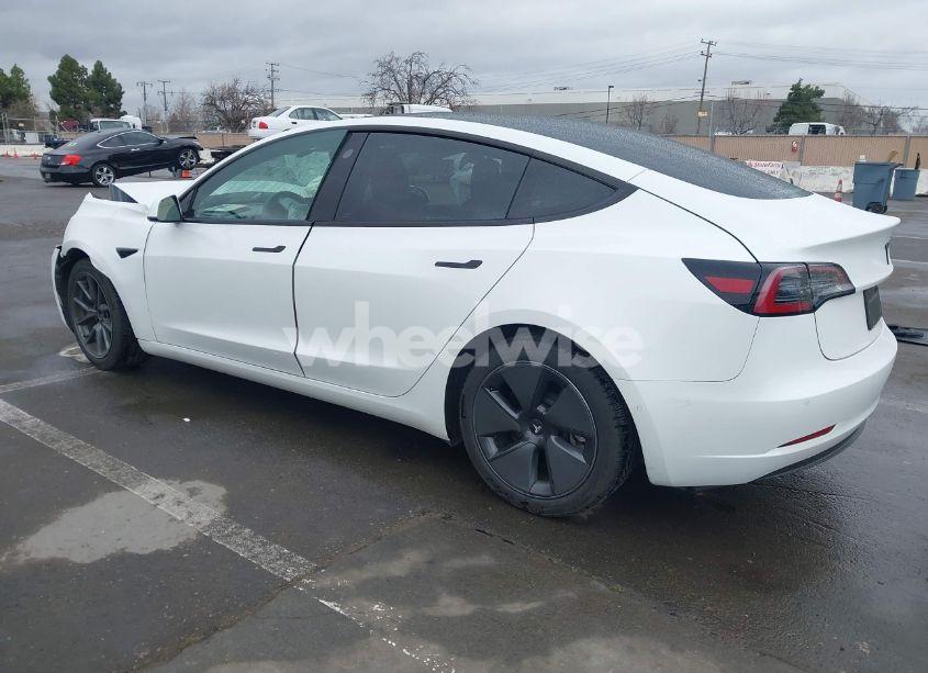 Photo 3 of 2021 Tesla Model 3 STANDARD RANGE PLUS REAR-WHEEL DRIVE (VIN 5YJ3E1EA0MF006555)
