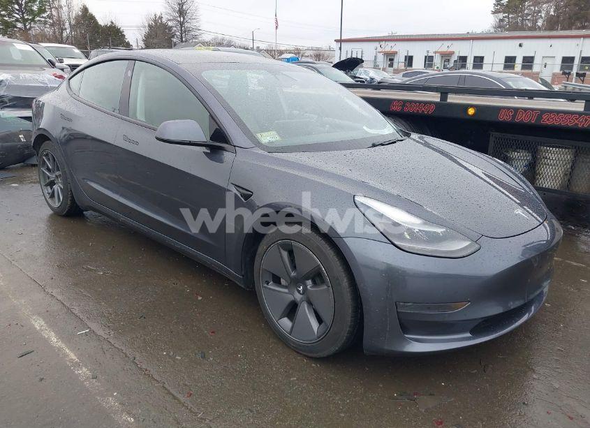 2021 Tesla Model 3 STANDARD RANGE PLUS REAR-WHEEL DRIVE (VIN 5YJ3E1EA0MF016938) main photo