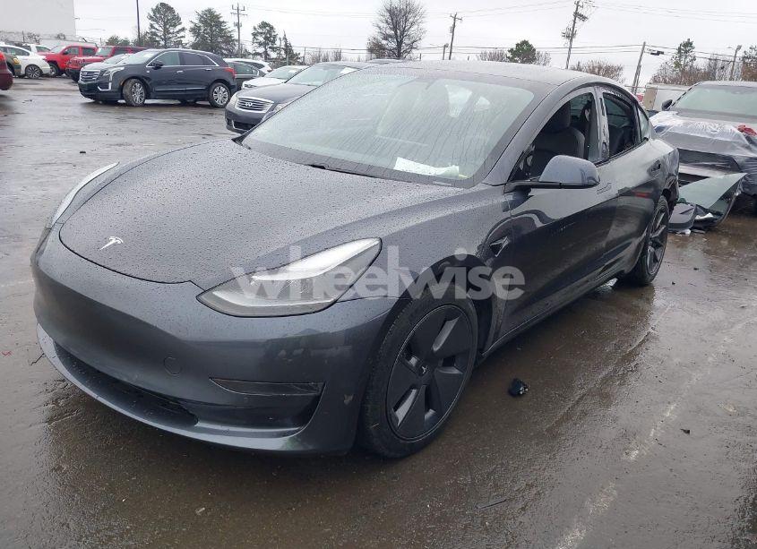 Photo 2 of 2021 Tesla Model 3 STANDARD RANGE PLUS REAR-WHEEL DRIVE (VIN 5YJ3E1EA0MF016938)