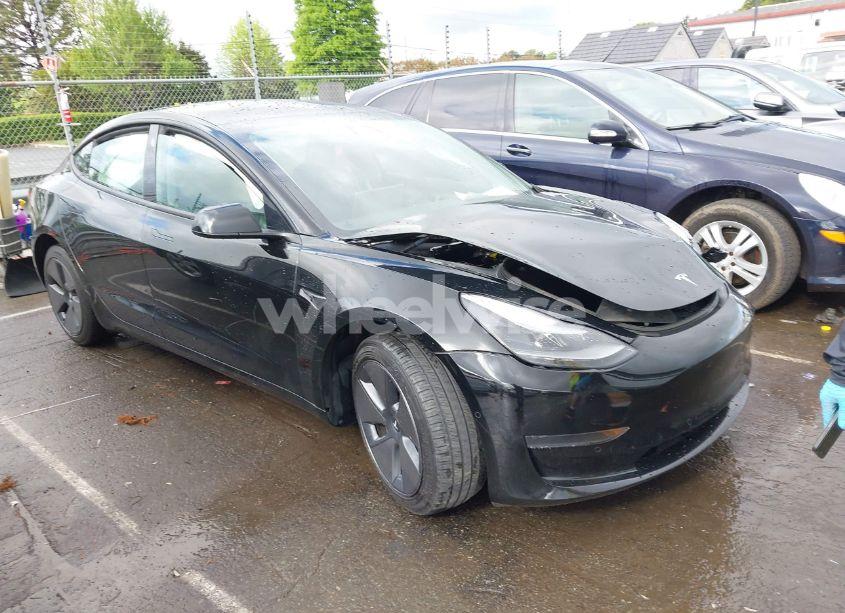 2021 Tesla Model 3 STANDARD RANGE PLUS REAR-WHEEL DRIVE (VIN 5YJ3E1EA0MF083846) main photo