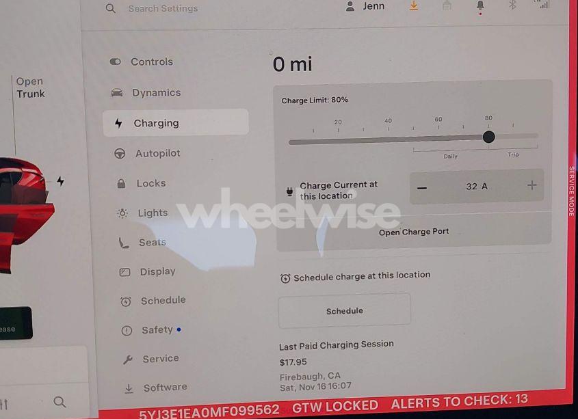 Photo 18 of 2021 Tesla Model 3 STANDARD RANGE PLUS REAR-WHEEL DRIVE (VIN 5YJ3E1EA0MF099562)