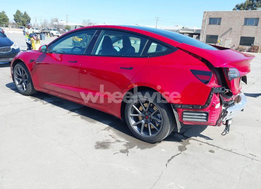Photo 3 of 2021 Tesla Model 3 STANDARD RANGE PLUS REAR-WHEEL DRIVE (VIN 5YJ3E1EA0MF099562)