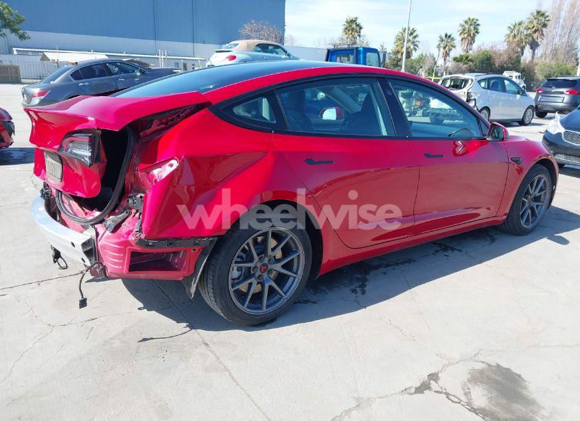 Photo 4 of 2021 Tesla Model 3 STANDARD RANGE PLUS REAR-WHEEL DRIVE (VIN 5YJ3E1EA0MF099562)