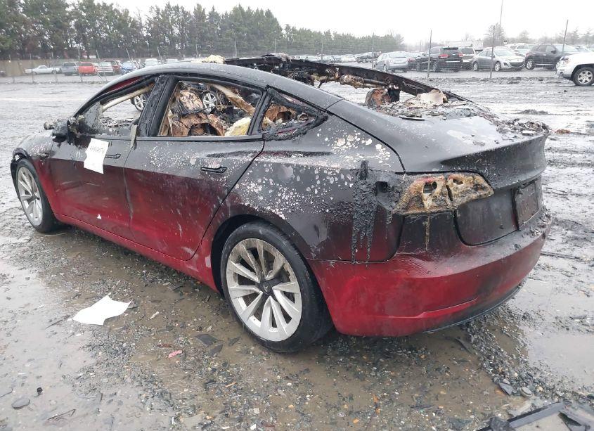 Photo 3 of 2021 Tesla Model 3 STANDARD RANGE PLUS REAR-WHEEL DRIVE (VIN 5YJ3E1EA0MF987213)