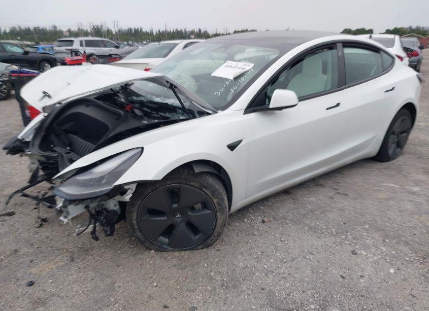 Photo 2 of 2023 Tesla Model 3 REAR-WHEEL DRIVE (VIN 5YJ3E1EA0PF383634)