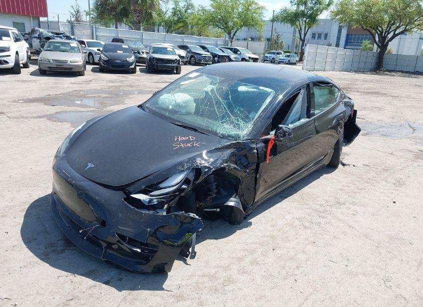 Photo 2 of 2023 Tesla Model 3 REAR-WHEEL DRIVE (VIN 5YJ3E1EA0PF437174)