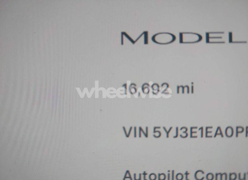 Photo 15 of 2023 Tesla Model 3 REAR-WHEEL DRIVE (VIN 5YJ3E1EA0PF508387)