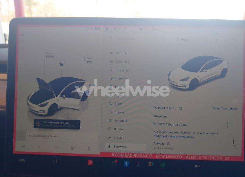 Photo 18 of 2023 Tesla Model 3 REAR-WHEEL DRIVE (VIN 5YJ3E1EA0PF508387)