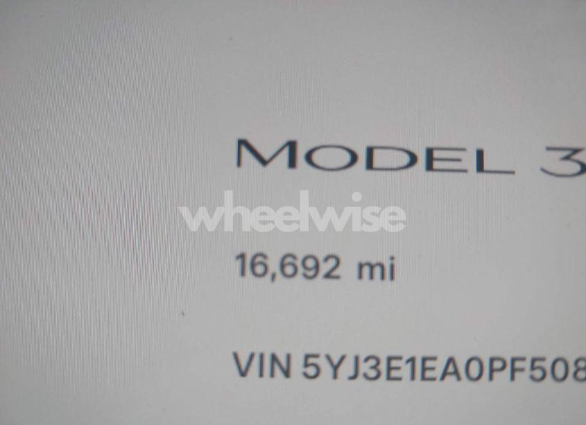 Photo 7 of 2023 Tesla Model 3 REAR-WHEEL DRIVE (VIN 5YJ3E1EA0PF508387)