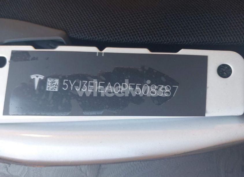 Photo 9 of 2023 Tesla Model 3 REAR-WHEEL DRIVE (VIN 5YJ3E1EA0PF508387)