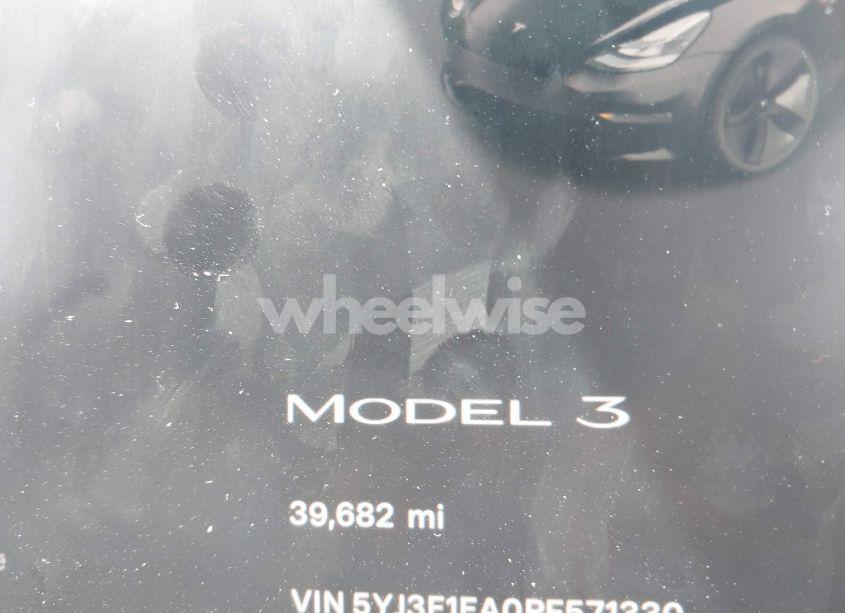 Photo 7 of 2023 Tesla Model 3 REAR-WHEEL DRIVE (VIN 5YJ3E1EA0PF571330)