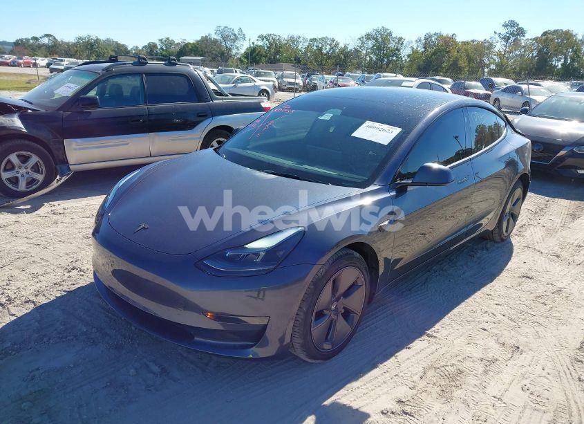 Photo 2 of 2023 Tesla Model 3 REAR-WHEEL DRIVE (VIN 5YJ3E1EA0PF583087)