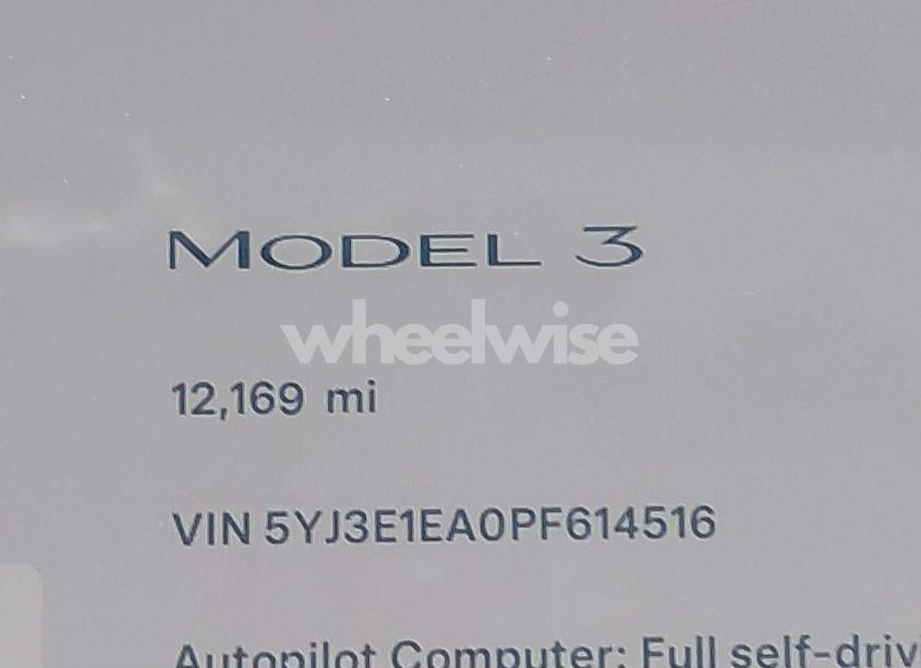 Photo 16 of 2023 Tesla Model 3 REAR-WHEEL DRIVE (VIN 5YJ3E1EA0PF614516)