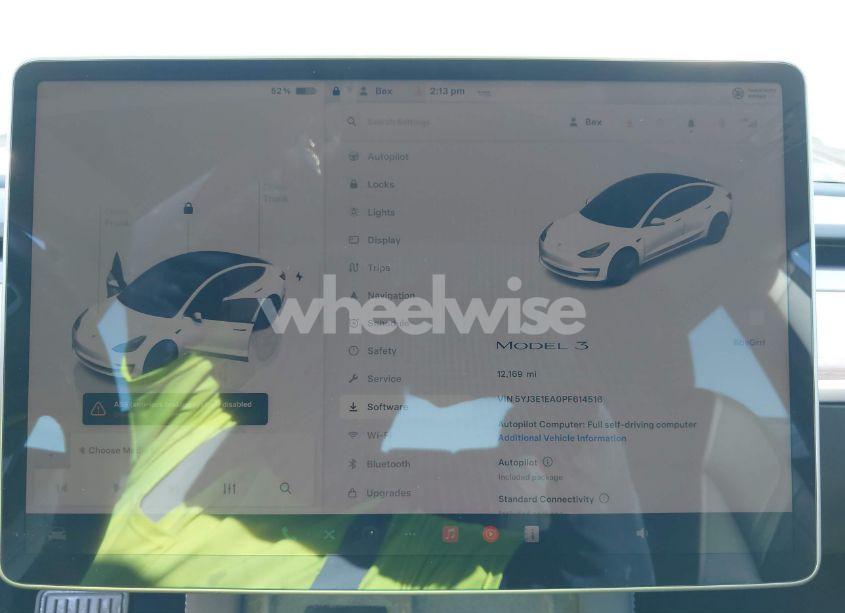 Photo 7 of 2023 Tesla Model 3 REAR-WHEEL DRIVE (VIN 5YJ3E1EA0PF614516)