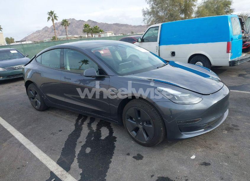 2023 Tesla Model 3 REAR-WHEEL DRIVE (VIN 5YJ3E1EA0PF665322) main photo