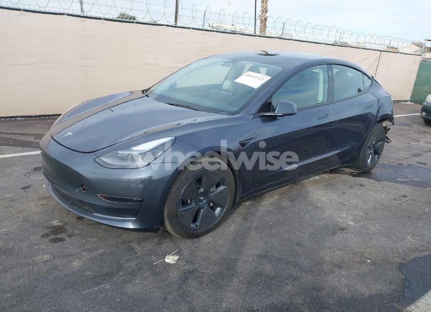 Photo 2 of 2023 Tesla Model 3 REAR-WHEEL DRIVE (VIN 5YJ3E1EA0PF665322)