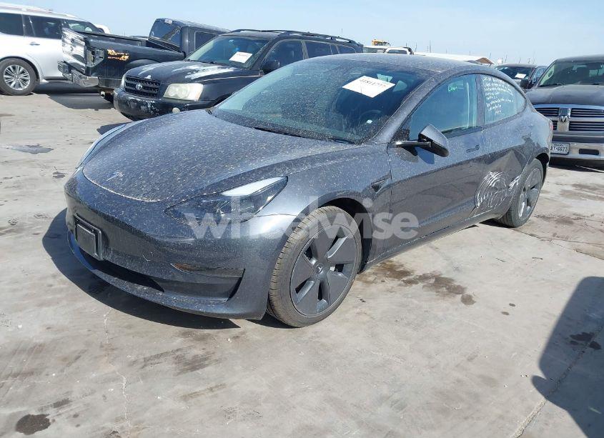 Photo 2 of 2023 Tesla Model 3 REAR-WHEEL DRIVE (VIN 5YJ3E1EA0PF693637)