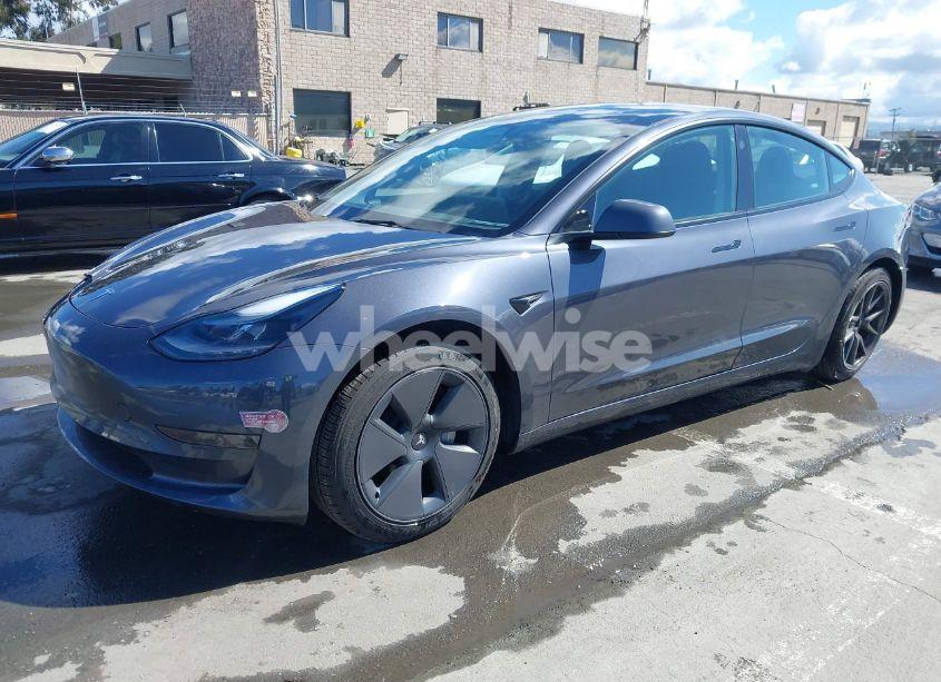 Photo 2 of 2023 Tesla Model 3 REAR-WHEEL DRIVE (VIN 5YJ3E1EA0PF698076)