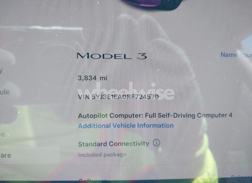 Photo 15 of 2024 Tesla Model 3 LONG RANGE DUAL MOTOR ALL-WHEEL DRIVE/REAR-WHEEL DRIVE (VIN 5YJ3E1EA0RF724579)