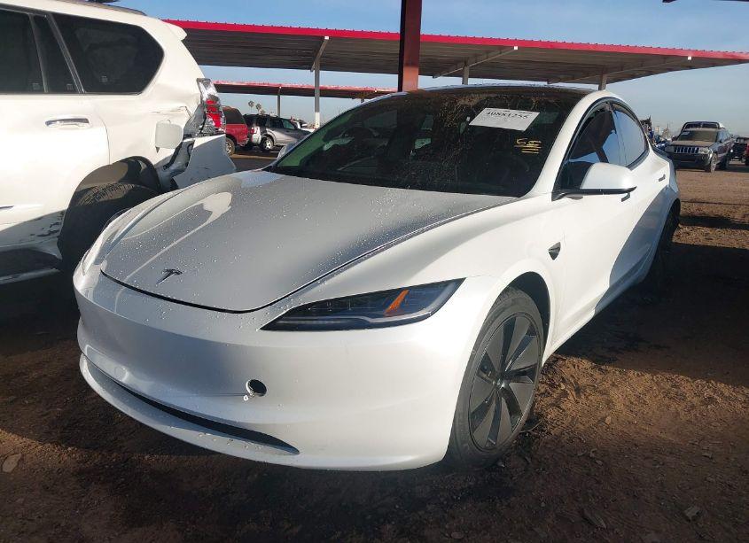 Photo 2 of 2024 Tesla Model 3 REAR-WHEEL DRIVE (VIN 5YJ3E1EA0RF855902)