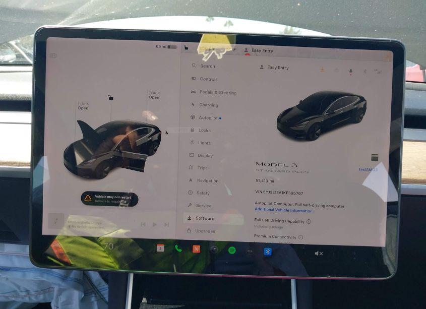 Photo 18 of 2019 Tesla Model 3 LONG RANGE/MID RANGE/STANDARD RANGE/STANDARD RANGE PLUS (VIN 5YJ3E1EA1KF395767)