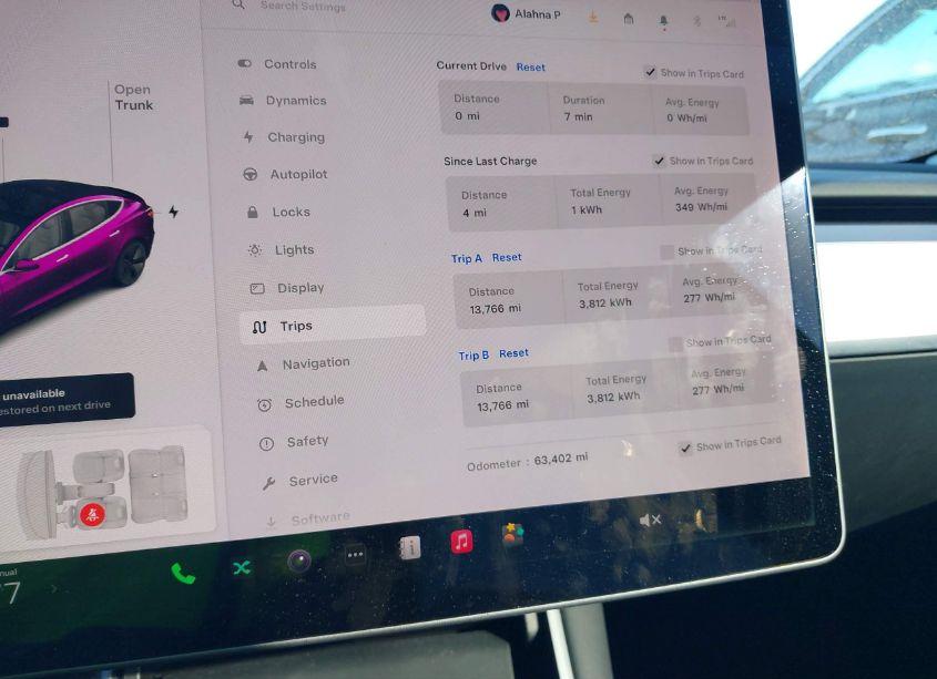 Photo 7 of 2020 Tesla Model 3 STANDARD RANGE PLUS REAR-WHEEL DRIVE/STANDARD RANGE REAR-WHEEL DRIVE (VIN 5YJ3E1EA1LF793188)