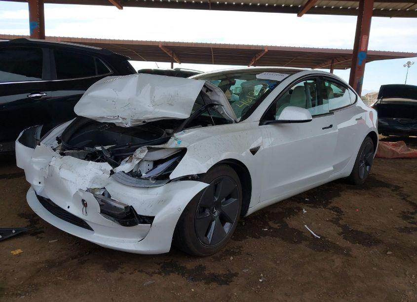 Photo 2 of 2021 Tesla Model 3 STANDARD RANGE PLUS REAR-WHEEL DRIVE (VIN 5YJ3E1EA1MF019041)