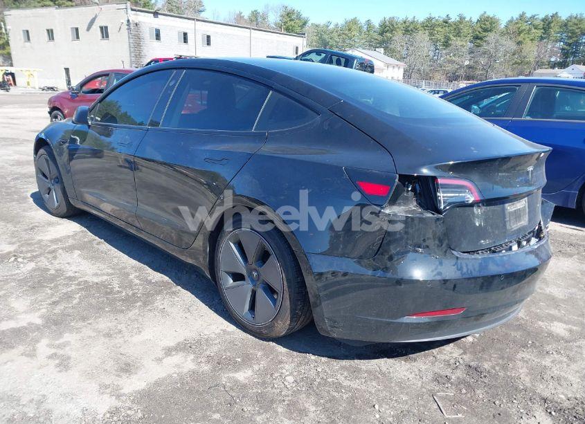 Photo 3 of 2021 Tesla Model 3 STANDARD RANGE PLUS REAR-WHEEL DRIVE (VIN 5YJ3E1EA1MF851155)