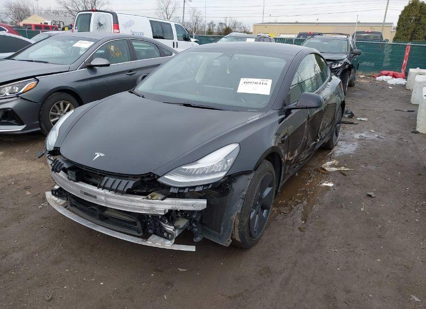 Photo 2 of 2021 Tesla Model 3 STANDARD RANGE PLUS REAR-WHEEL DRIVE (VIN 5YJ3E1EA1MF859319)