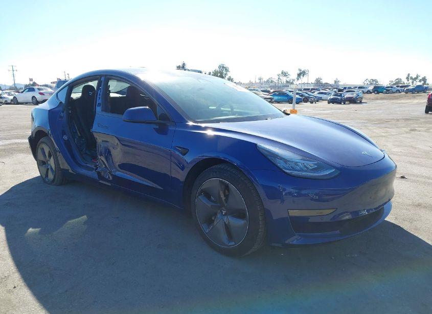 2021 Tesla Model 3 STANDARD RANGE PLUS REAR-WHEEL DRIVE (VIN 5YJ3E1EA1MF921513) main photo