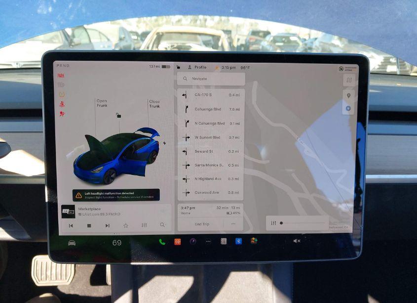 Photo 16 of 2021 Tesla Model 3 STANDARD RANGE PLUS REAR-WHEEL DRIVE (VIN 5YJ3E1EA1MF921513)