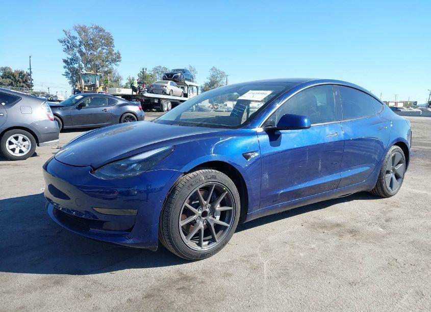 Photo 2 of 2021 Tesla Model 3 STANDARD RANGE PLUS REAR-WHEEL DRIVE (VIN 5YJ3E1EA1MF921513)