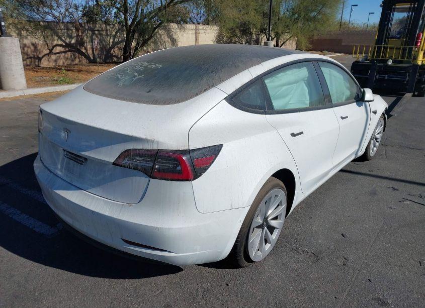 Photo 4 of 2022 Tesla Model 3 REAR-WHEEL DRIVE (VIN 5YJ3E1EA1NF144123)