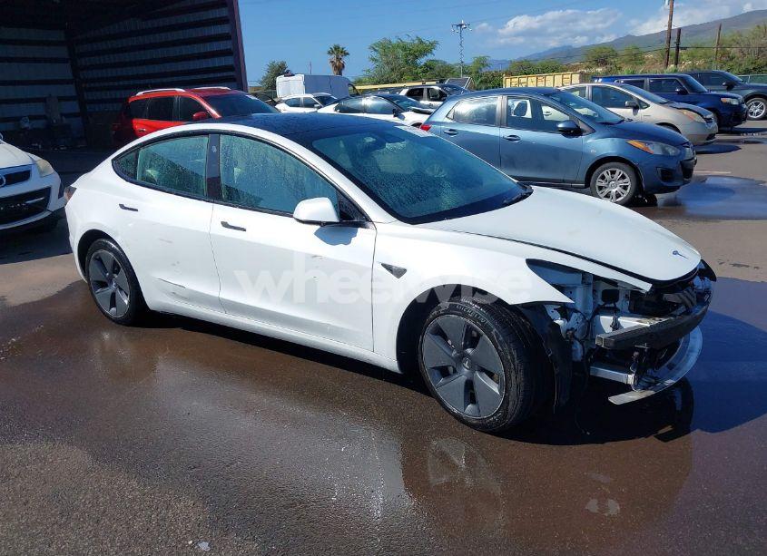 2022 Tesla Model 3 REAR-WHEEL DRIVE (VIN 5YJ3E1EA1NF241533) main photo