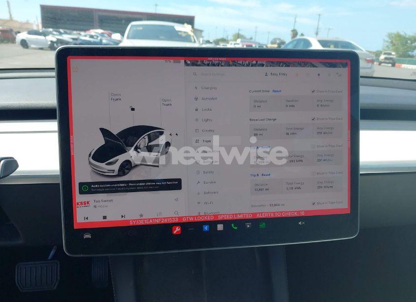 Photo 19 of 2022 Tesla Model 3 REAR-WHEEL DRIVE (VIN 5YJ3E1EA1NF241533)