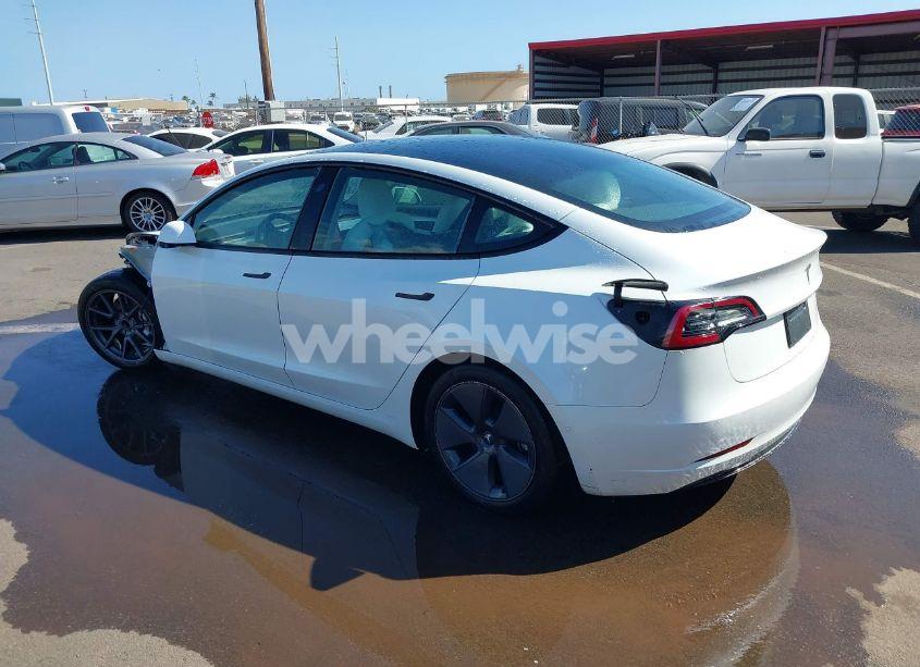 Photo 3 of 2022 Tesla Model 3 REAR-WHEEL DRIVE (VIN 5YJ3E1EA1NF241533)