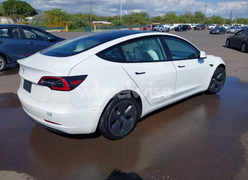 Photo 4 of 2022 Tesla Model 3 REAR-WHEEL DRIVE (VIN 5YJ3E1EA1NF241533)