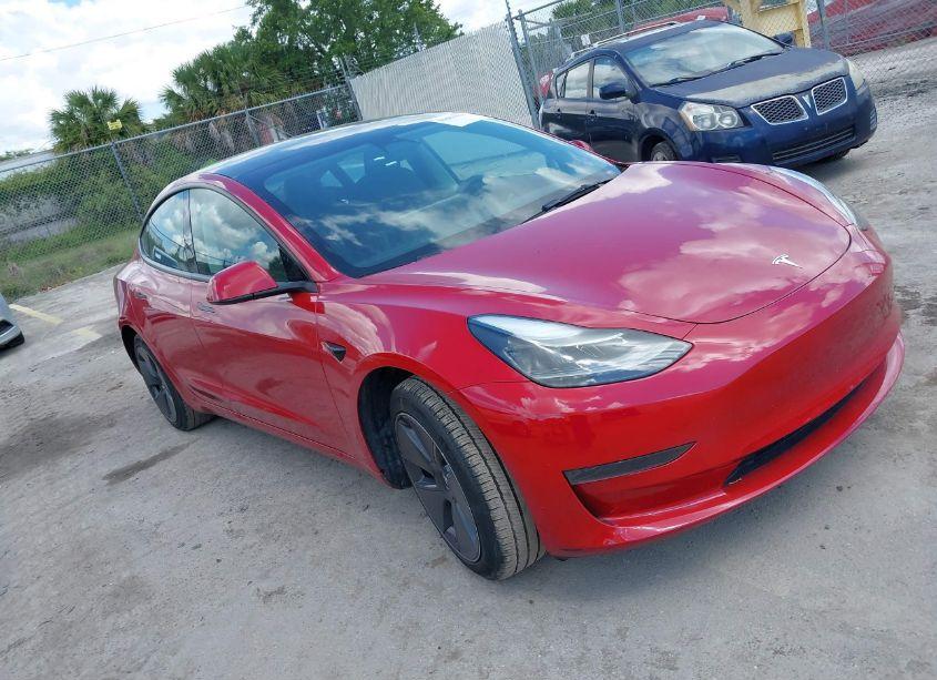 2023 Tesla Model 3 REAR-WHEEL DRIVE (VIN 5YJ3E1EA1PF436132) main photo