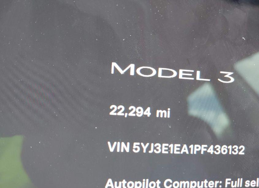 Photo 15 of 2023 Tesla Model 3 REAR-WHEEL DRIVE (VIN 5YJ3E1EA1PF436132)