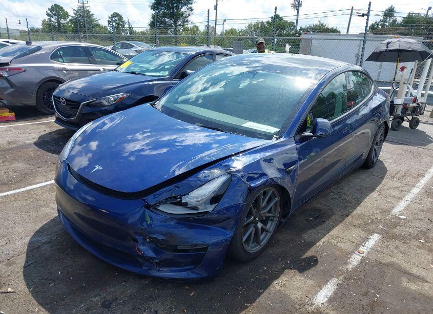 Photo 2 of 2023 Tesla Model 3 REAR-WHEEL DRIVE (VIN 5YJ3E1EA1PF452654)