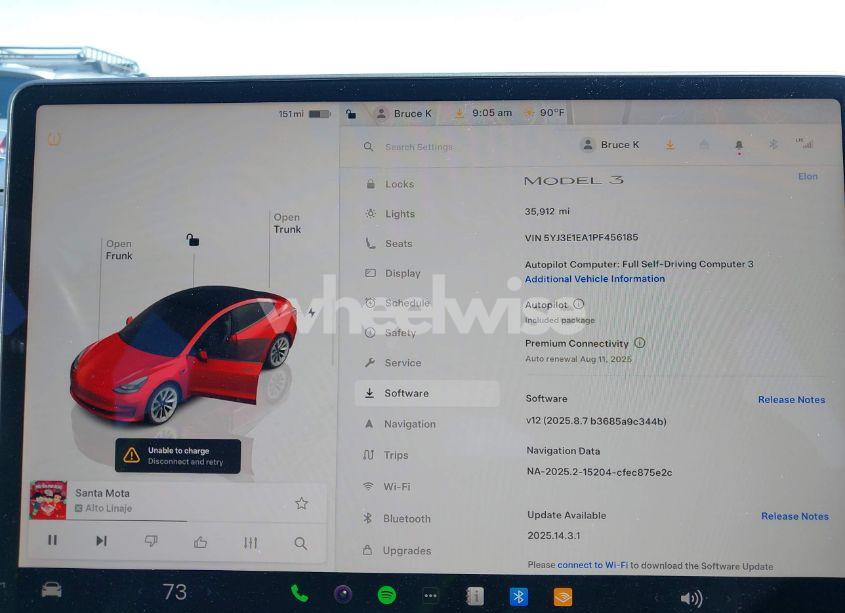 Photo 16 of 2023 Tesla Model 3 REAR-WHEEL DRIVE (VIN 5YJ3E1EA1PF456185)